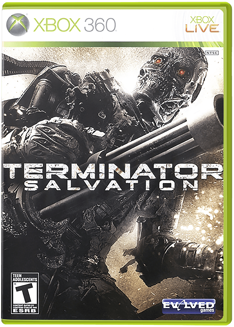 Terminator Salvation box art for Xbox 360